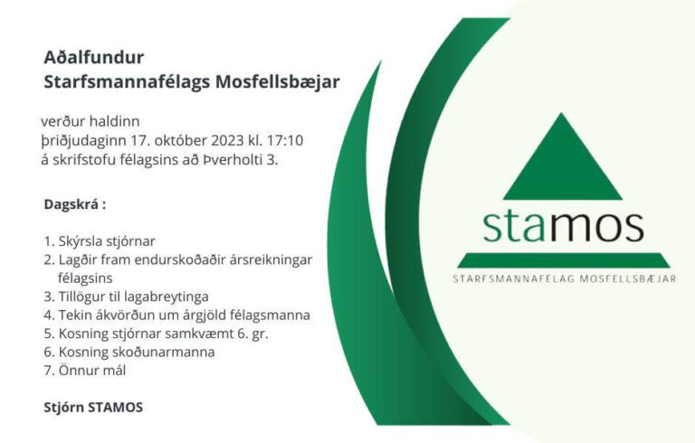 Aðalfundur Stamos 2023