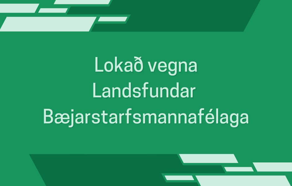 Landsfundur Bæjarstarfsmannafélaga
